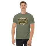 Hashem’s Warrior Logo Tee – Army Green with Star Emblem