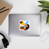 Female Prayer Power Sticker