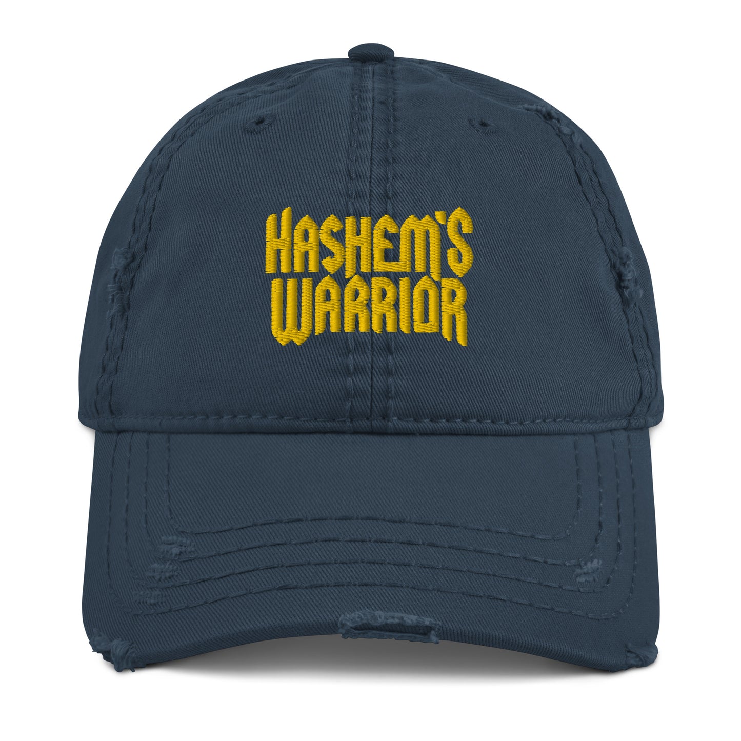 Hashem's Warrior Distressed Dad Hat