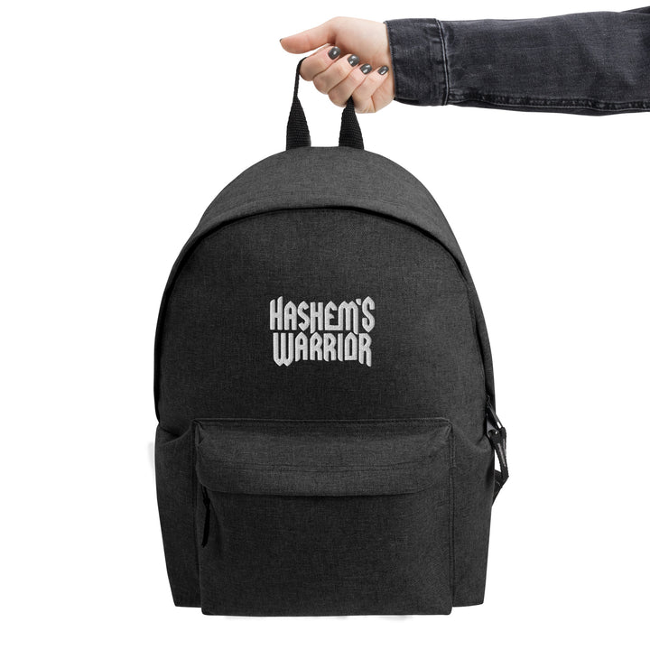 Hashem's Warrior Embroidered Backpack