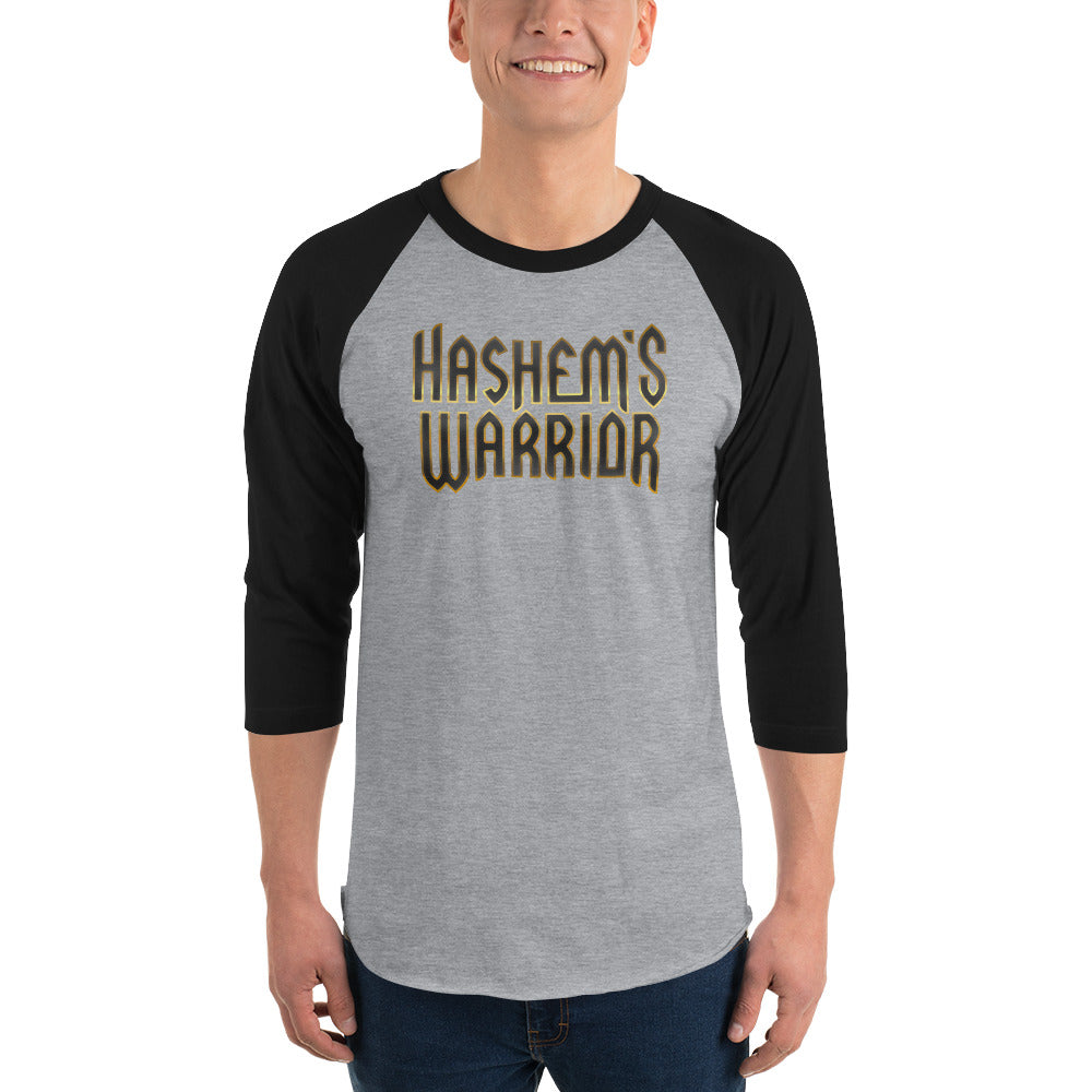 Unisex 'Hashem's Warrior' 3/4 sleeve shirt