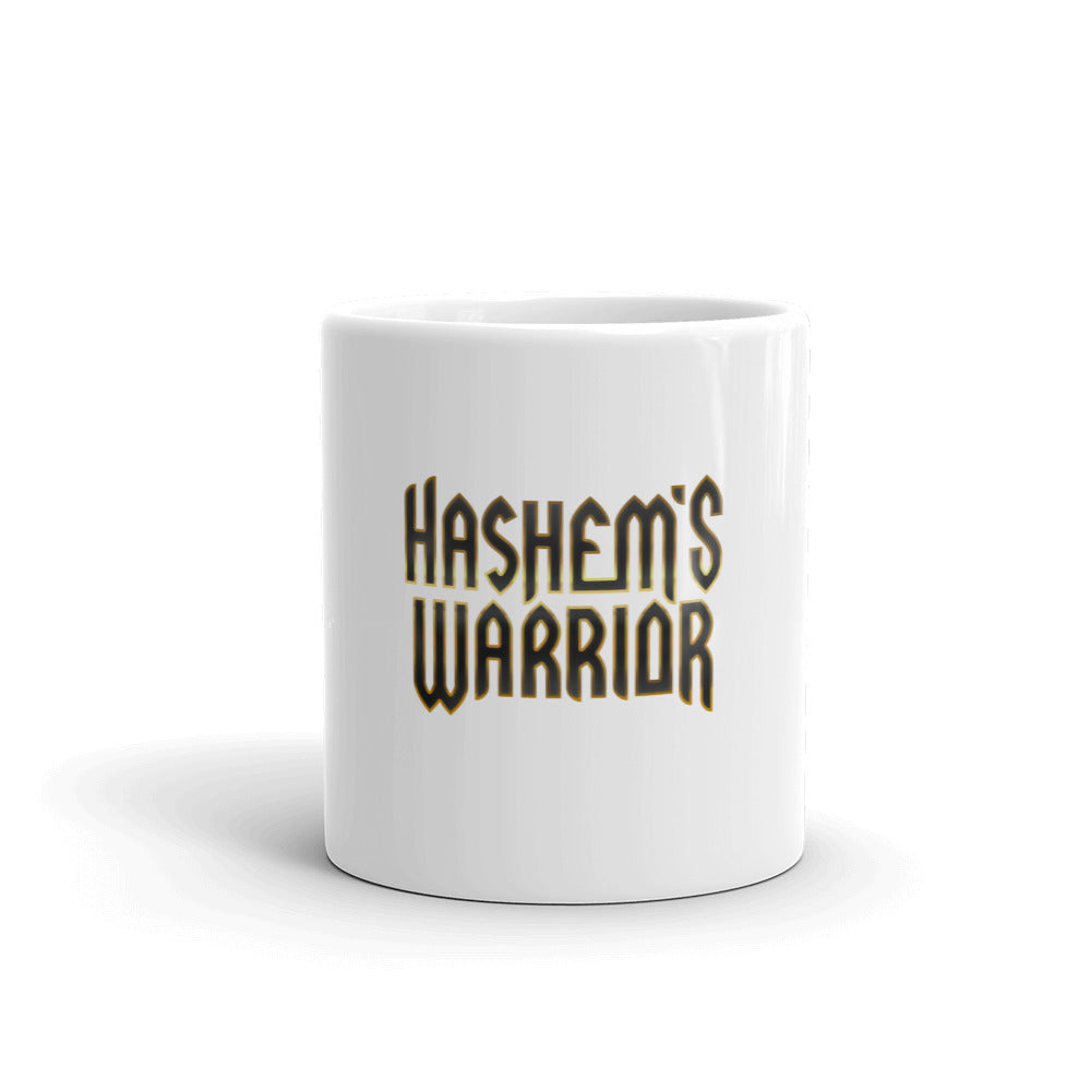 White glossy mug