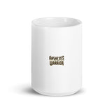 White glossy mug